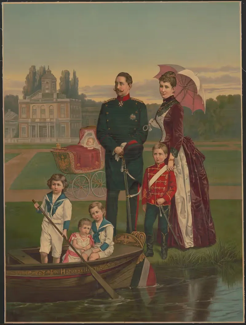 Emperor Wilhelm II and family — Anonymous