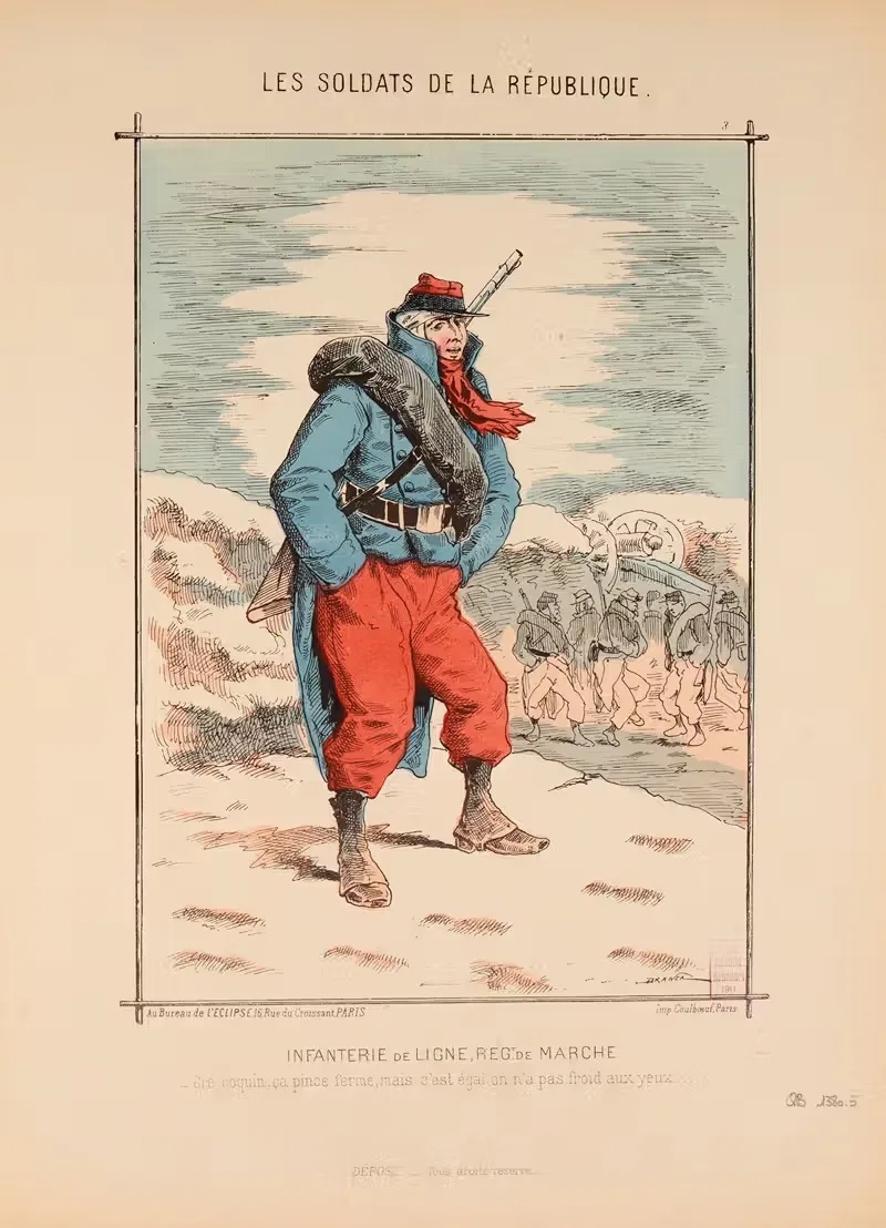 Infanterie de ligne, régiment de marche — Draner