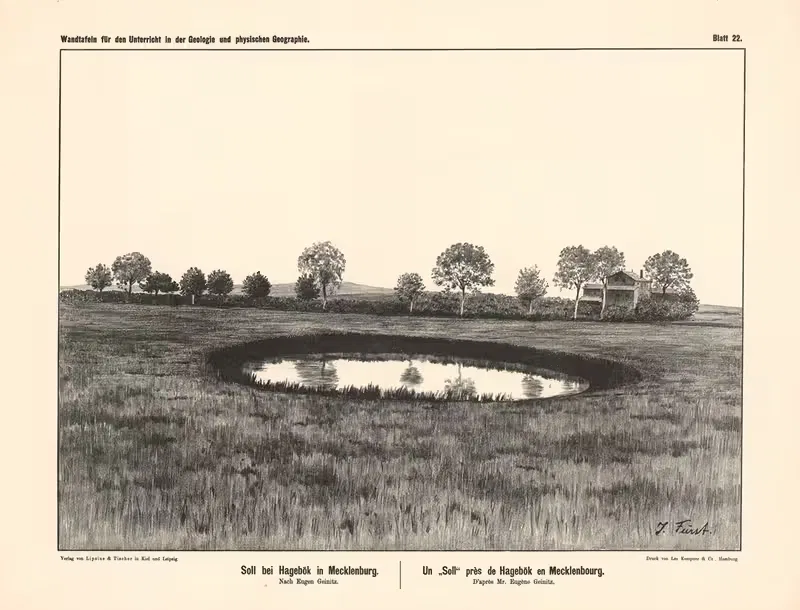 Soll bei Hagebök in Mecklenburg — Eugene Geinitz