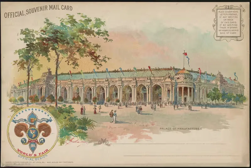 Palace of Manufactures — Gray Litho. Co