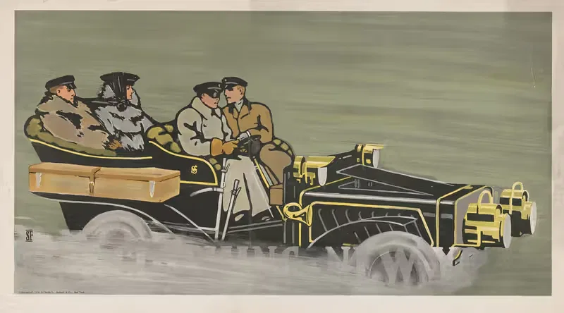 The modern chariot by Hackett, Carhart & Co., 1904 — digital art print download