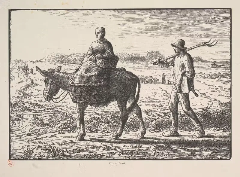 Утро by Жак-Адриен Лавьель, 1830-1875 — digital art print download