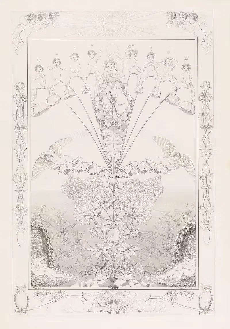 Ночь by Иоганн Адольф Дарнстед, 1807 — digital art print download