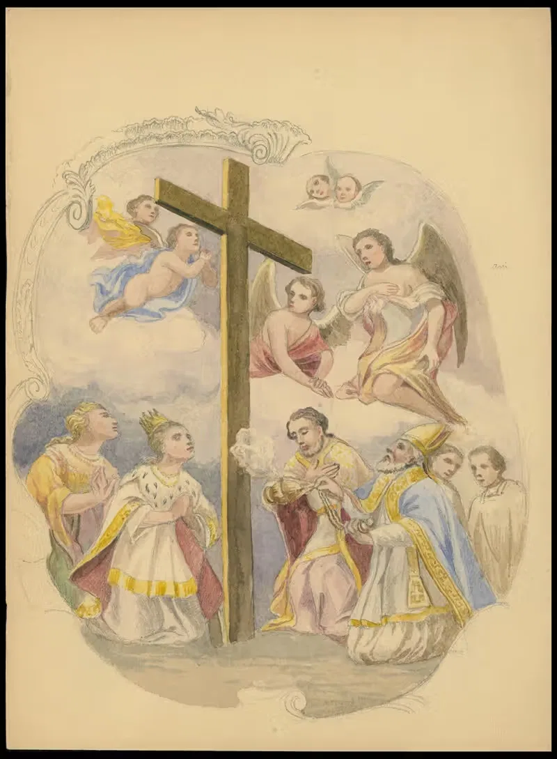 Христос, принимающий жертву Креста by Юлиуш Макаравич, 1912 — digital art print download