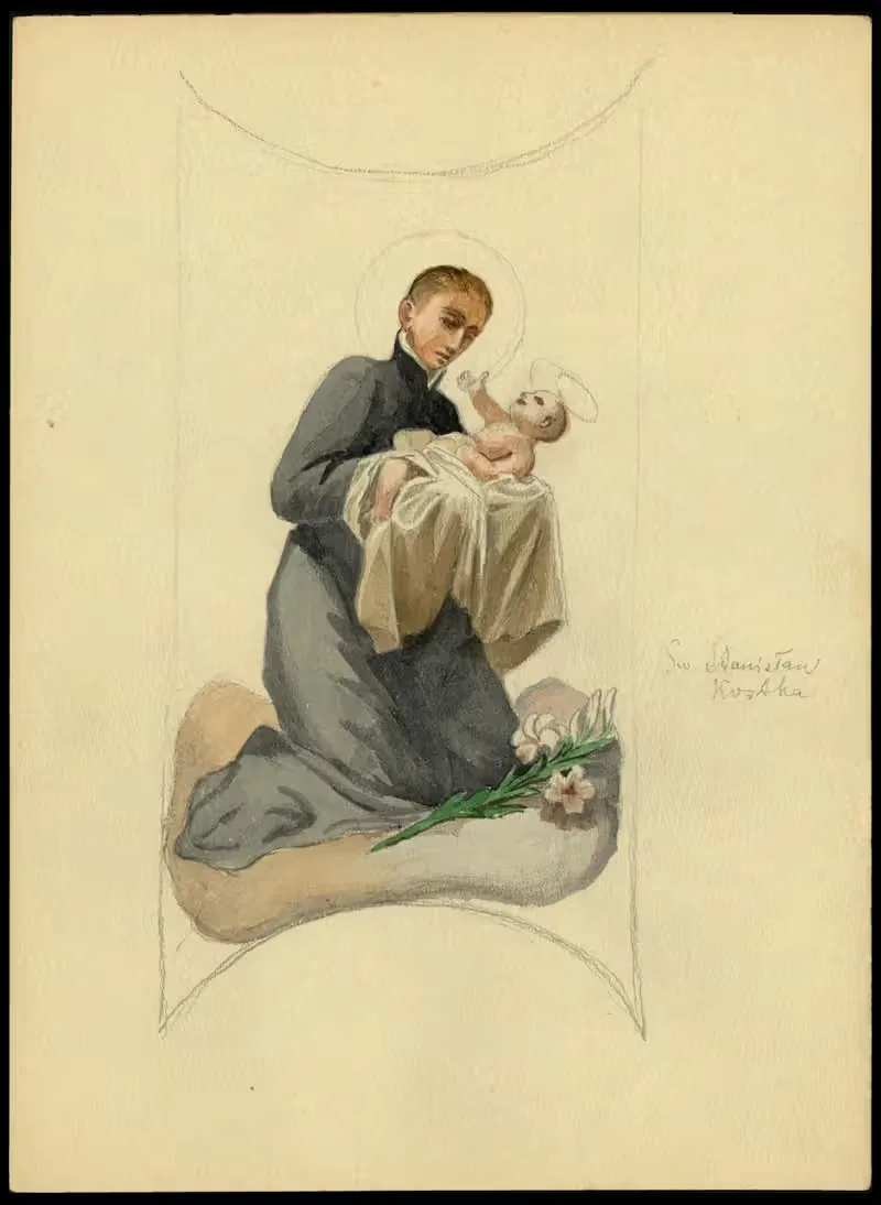 Святой Станислав Костка by Юлиуш Макаравич, 1912 — digital art print download