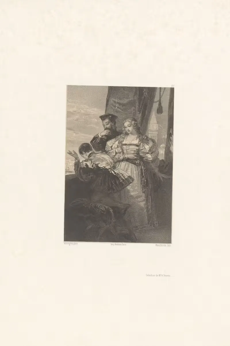 На балконе by Адольф Муйлерон, 1848-1862 — digital art print download