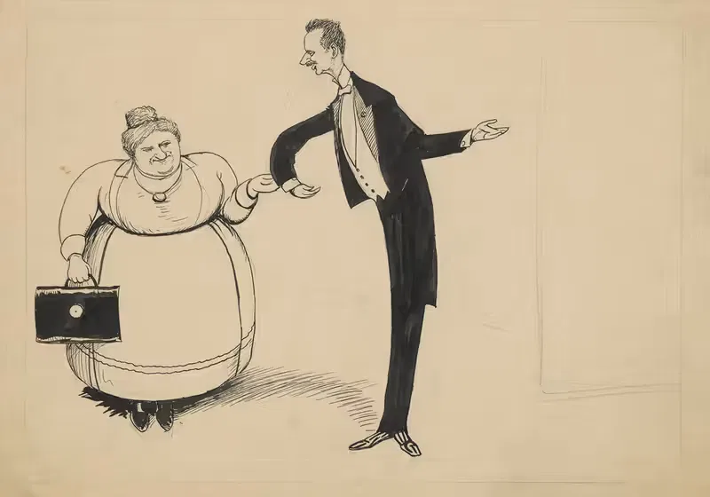 Bülow offers Mrs. Lassen his arm — Alfred Schmidt