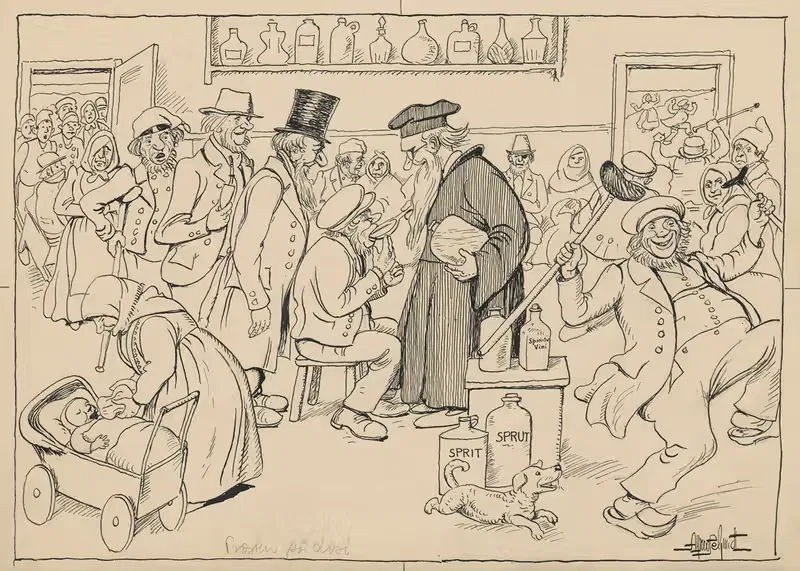 Подземный источник на Лесё by Альфред Шмидт, 1932 — digital art print download