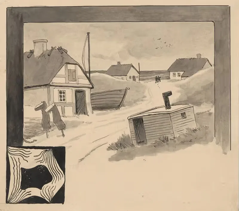 Fishing village — Alfred Schmidt