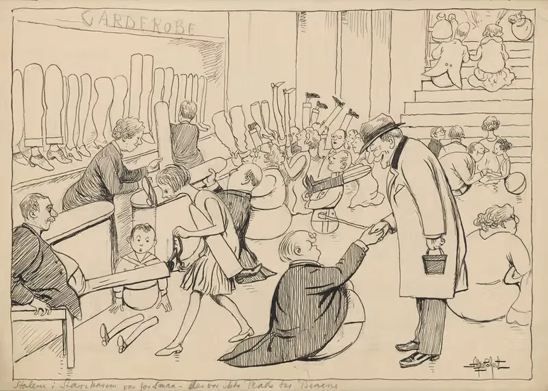Здесь Клуд и Бен встречены. by Альфред Шмидт, 1931 — digital art print download