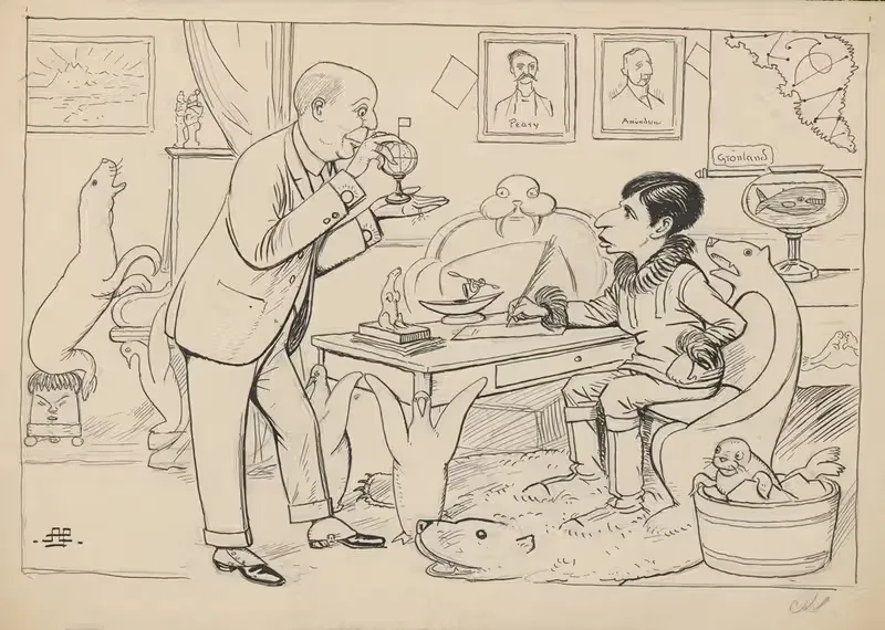 Хос Гренландсфаререн by Альфред Шмидт, 1914 — digital art print download