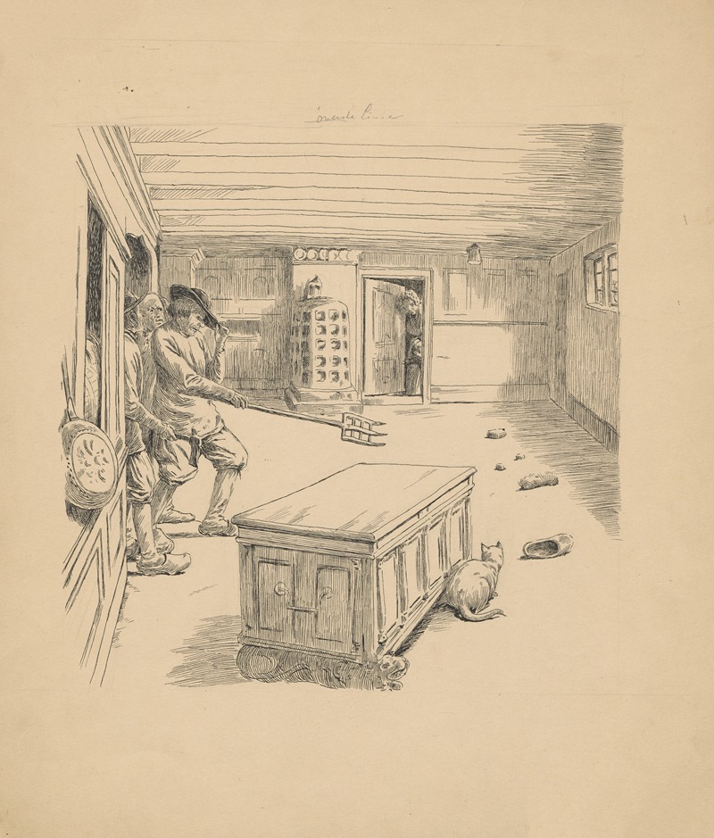 Mavepølsen by Alfred Schmidt, 1937 — digital art print download