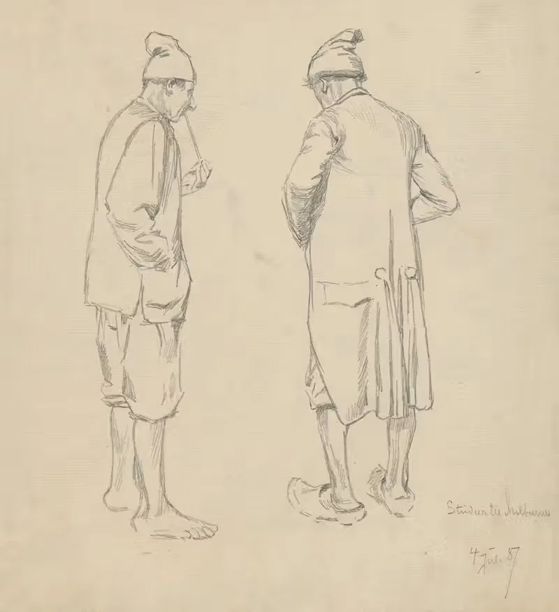 Portrait of a farmer — Alfred Schmidt