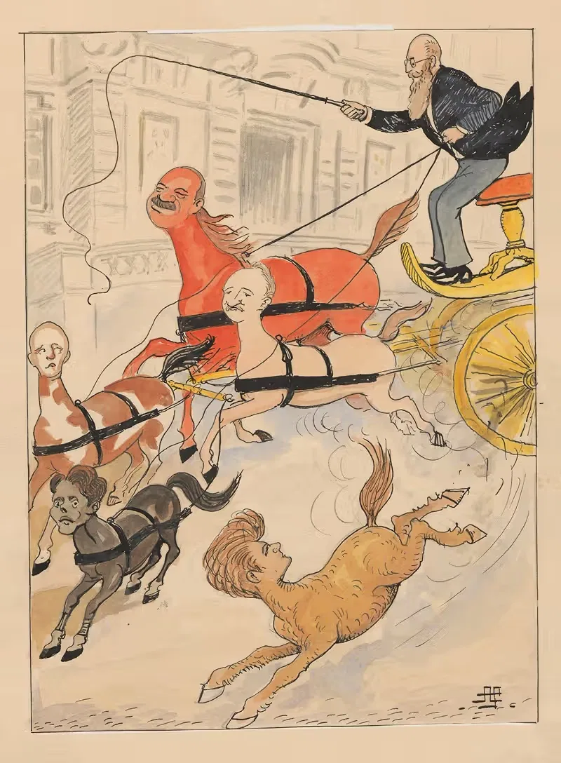 The government's four-horse team — Alfred Schmidt