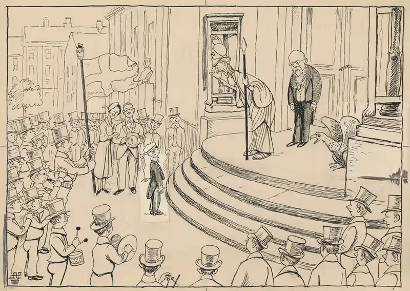 Студенческая команда из школы Брикса поступает by Альфред Шмидт, 1933 — digital art print download