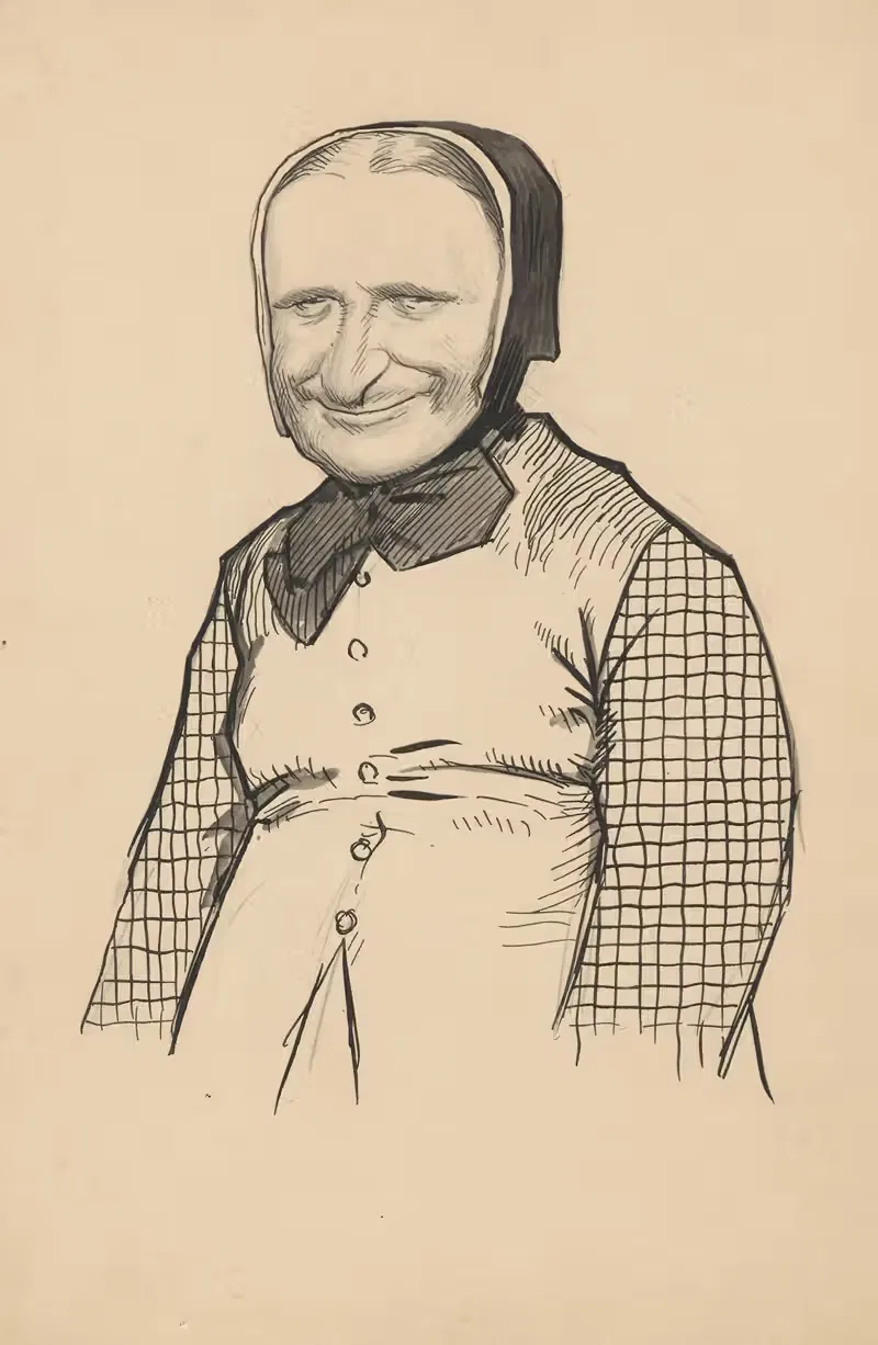 Когда дом Андре сгорел by Альфред Шмидт, 1908 — digital art print download