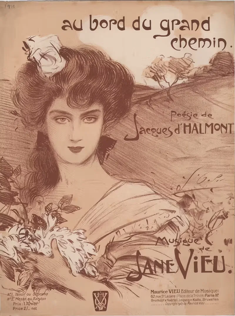 На краю большого пути by Аноним, 1907 — digital art print download