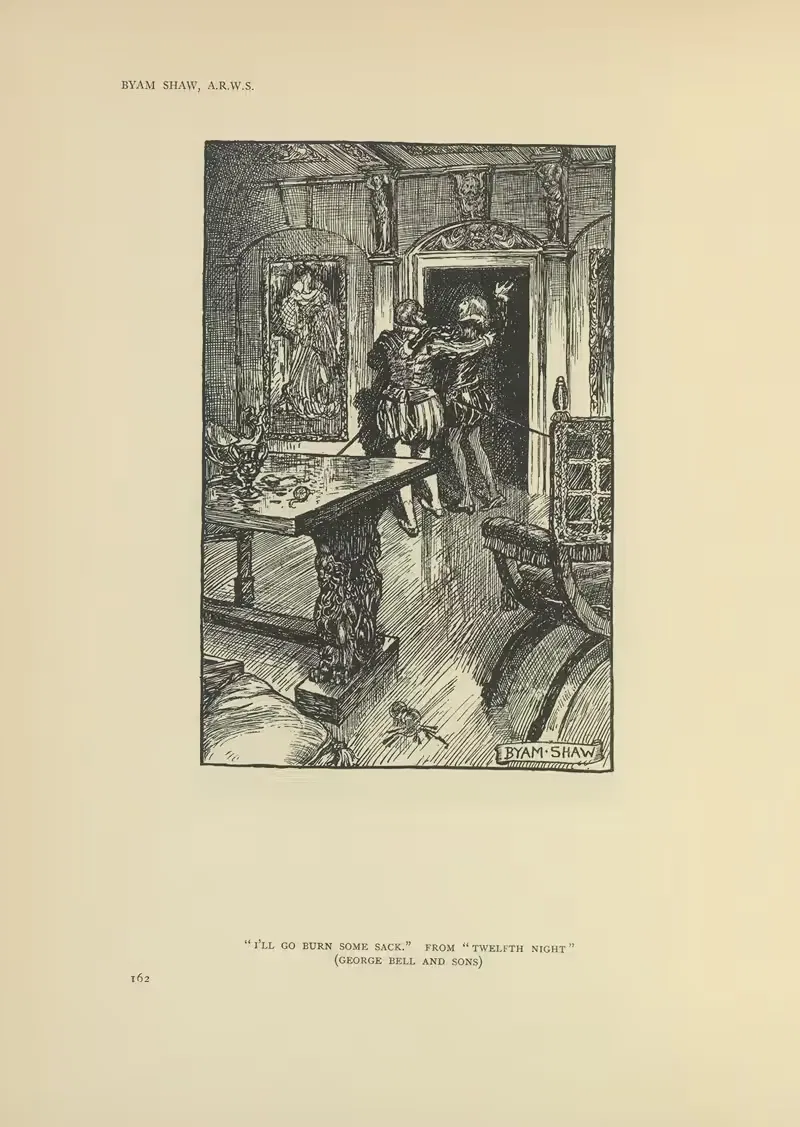 Я пойду сжечь мешок – Двенадцатая ночь by Бьям Шоу, 1914 — digital art print download