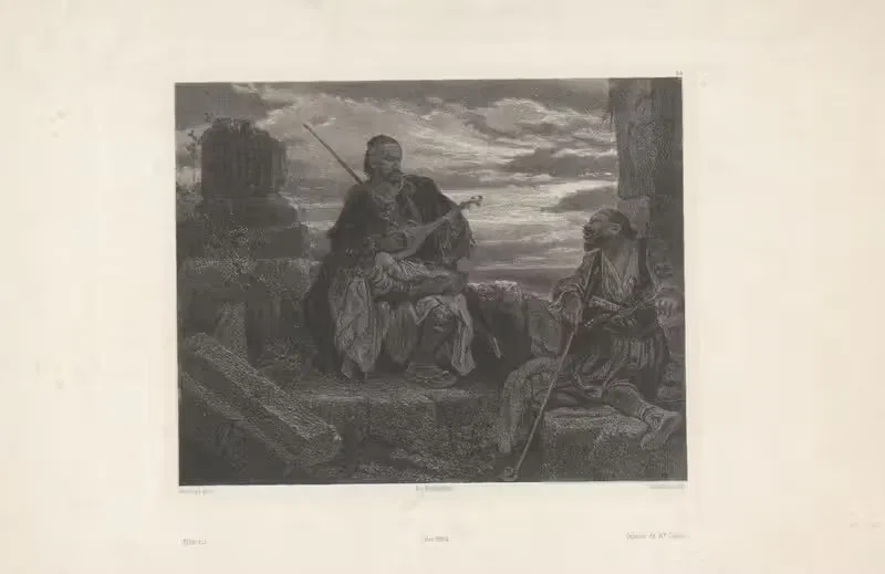 Албанец by Селестен Франсуа Нантёй, 1848-1862 — digital art print download