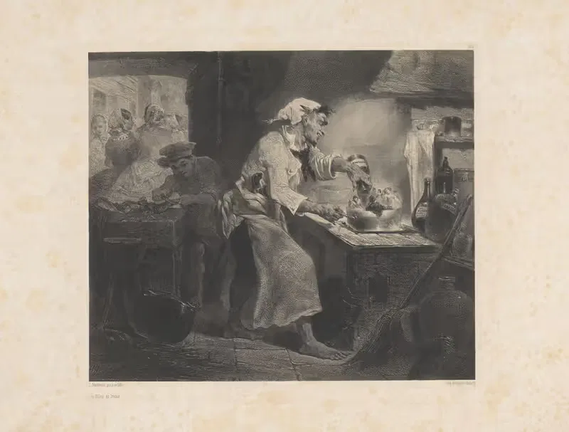 Девушки дьявола by Селестен Франсуа Нантёй, 1848-1862 — digital art print download