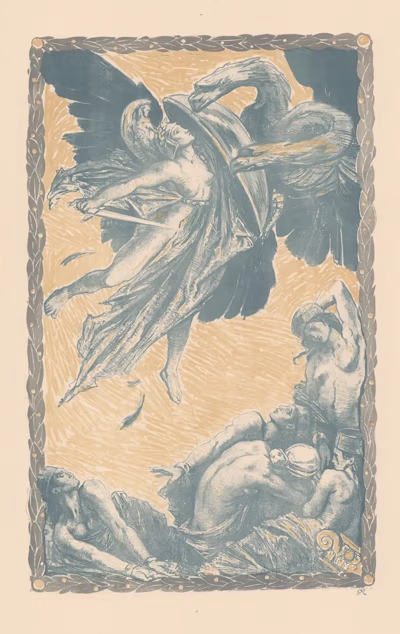 Освобожденная Италия by Шарль де Сузи Рикетс, 1917 — digital art print download