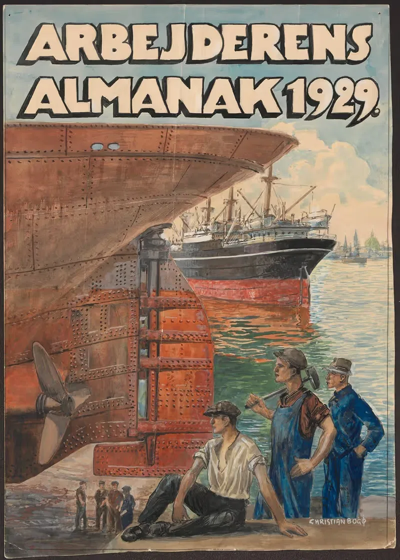 Альманах рабочего 1929 by Кристиан Богё, 1929 — digital art print download