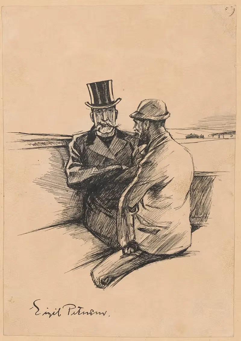 Месть Шербюлье by Эйгил Петерсен, 1895-1917 — digital art print download