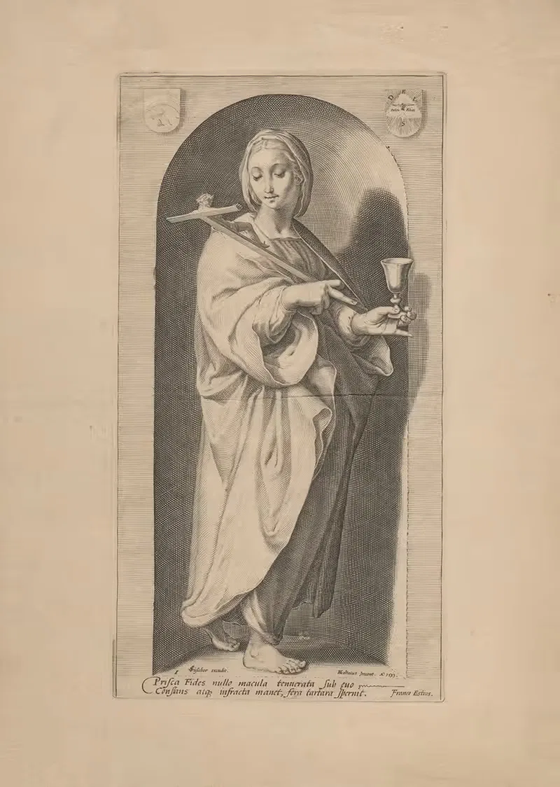 Faith by Hendrick Goltzius, 1593 — digital art print download