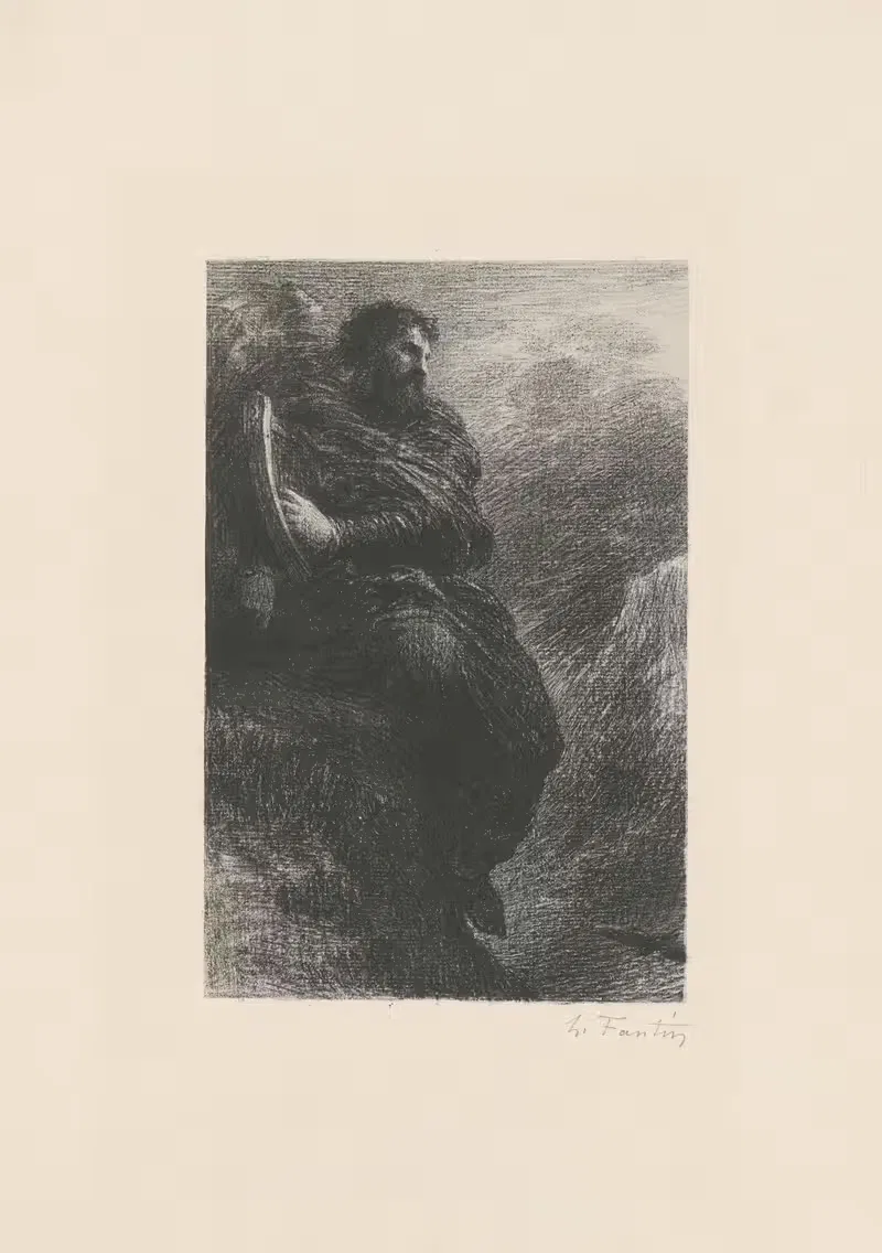 Harold en Italie. Dans les montagnes — Henri Fantin-Latour
