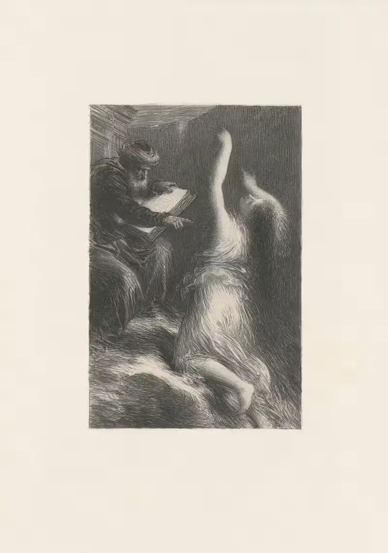 Парсифаль. Акт II. Эвокация Кундри by Анри Фантен-Латур, 1905 — digital art print download