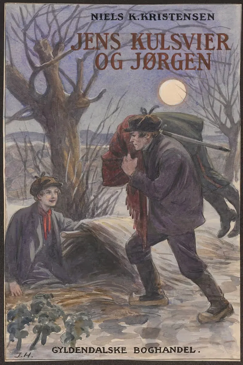 Йенс Кульсвьер и Йорген by Ингеборг Хильдаль, 1915 — digital art print download
