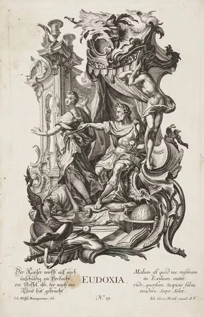 Евдокия by Якоб Готлиб Теллот, 1730-1768 — digital art print download