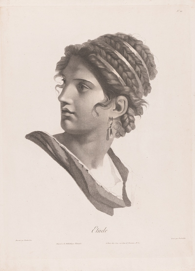 Этюд by Жан Прудон, 1788-1888 — digital art print download