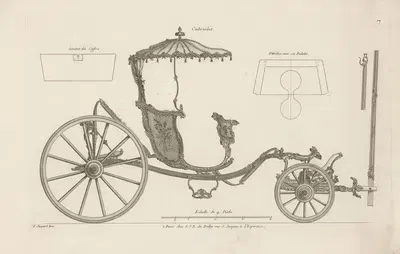 Cabriolet by Jean-Francois Chopard, 1740 - 1758 — digital art print download