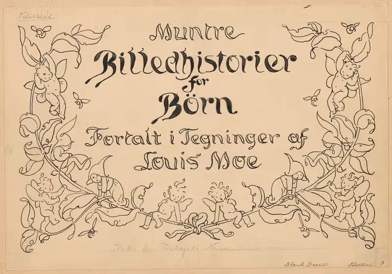 Мунтре Билледистории для детей by Луис Мое, 1921 — digital art print download