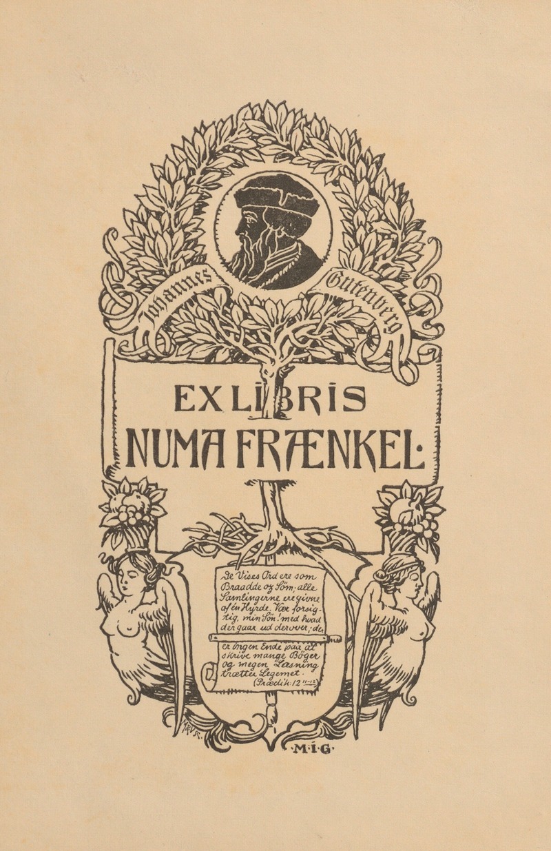 Numa Frænkel by Max Joseph Gradl, 1896 — digital art print download