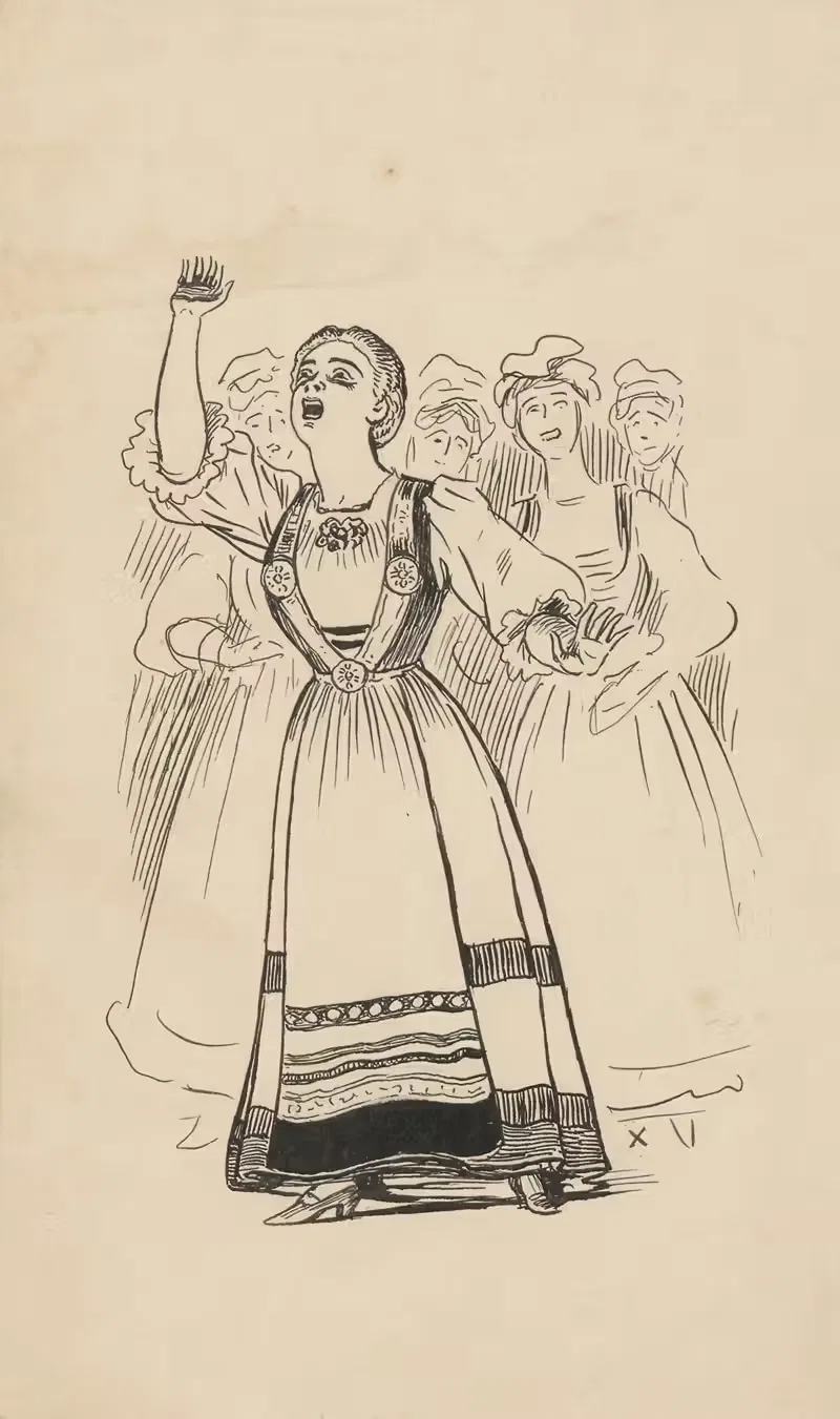 Миссис Ярнефельт в роли Сенты by Расмус Кристиансен, 1905 — digital art print download