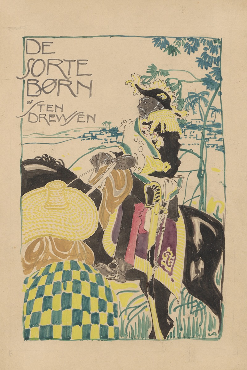 De sorte børn by Valdemar Andersen, 1895-1928 — digital art print download
