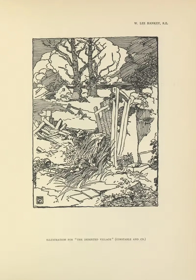 Illustration for The deserted village — William Lee-Hankey