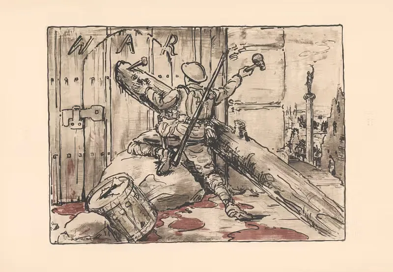 Конец войны by Уильям Николсон, 1917 — digital art print download