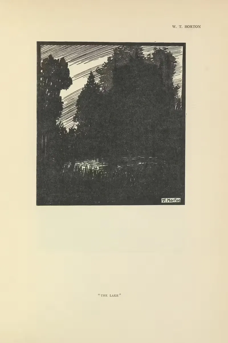 The Lake by William Thomas Horton, 1914 — digital art print download