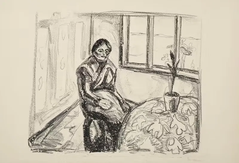 Меланхолия by Эдвард Мунк, 1915 — digital art print download