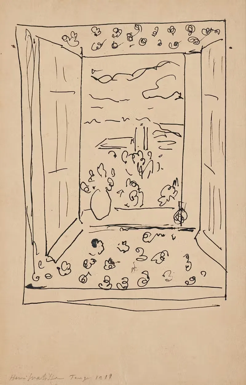 Vue de la fenêtre, Tanger II — Henri Matisse
