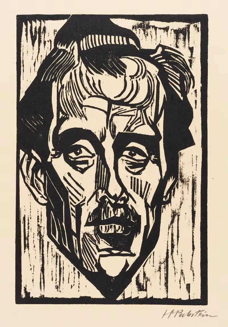 Portrait of Dr. Freundlich — Hermann Max Pechstein