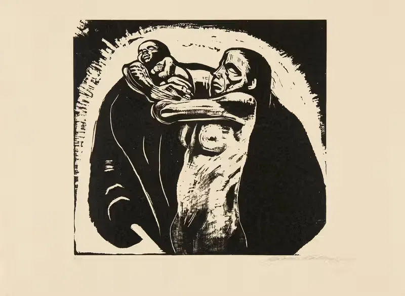 Жертва by Кэтэ Кольвиц, 1922 — digital art print download