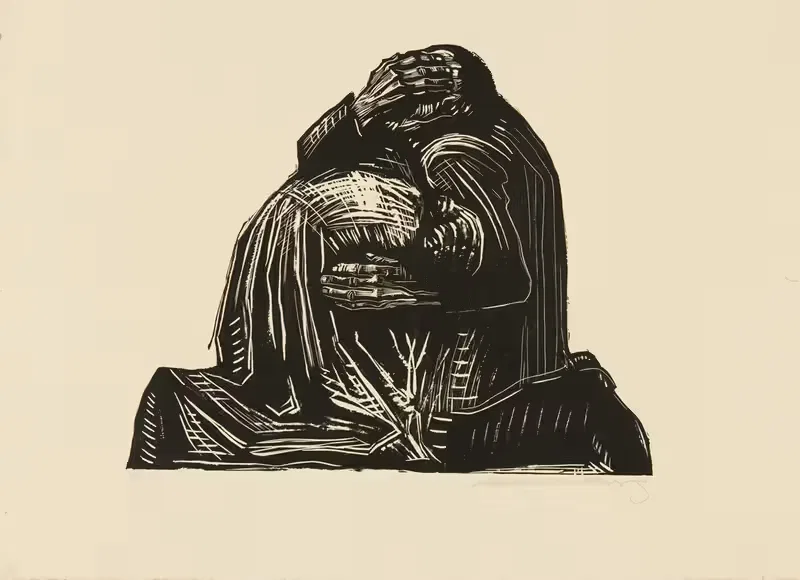 Родители (Die Eltern) by Кэтэ Кольвиц, 1922 — digital art print download