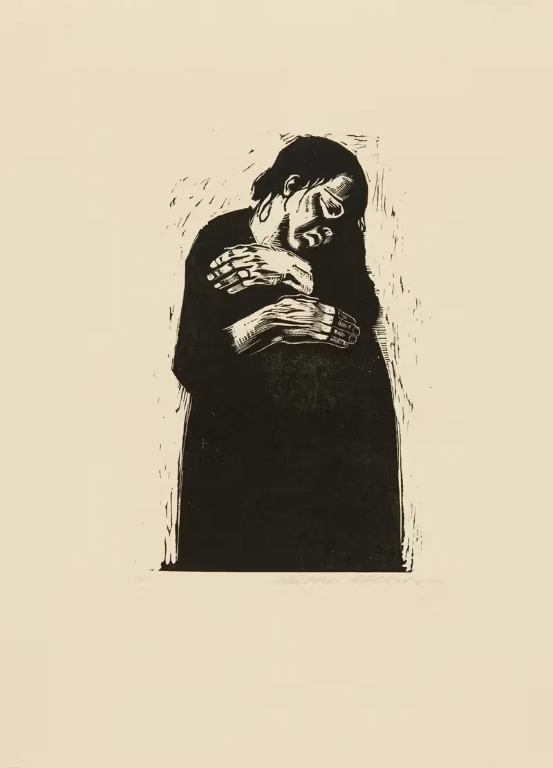 Вдова I (Витве I) by Кэтэ Кольвиц, 1922 — digital art print download