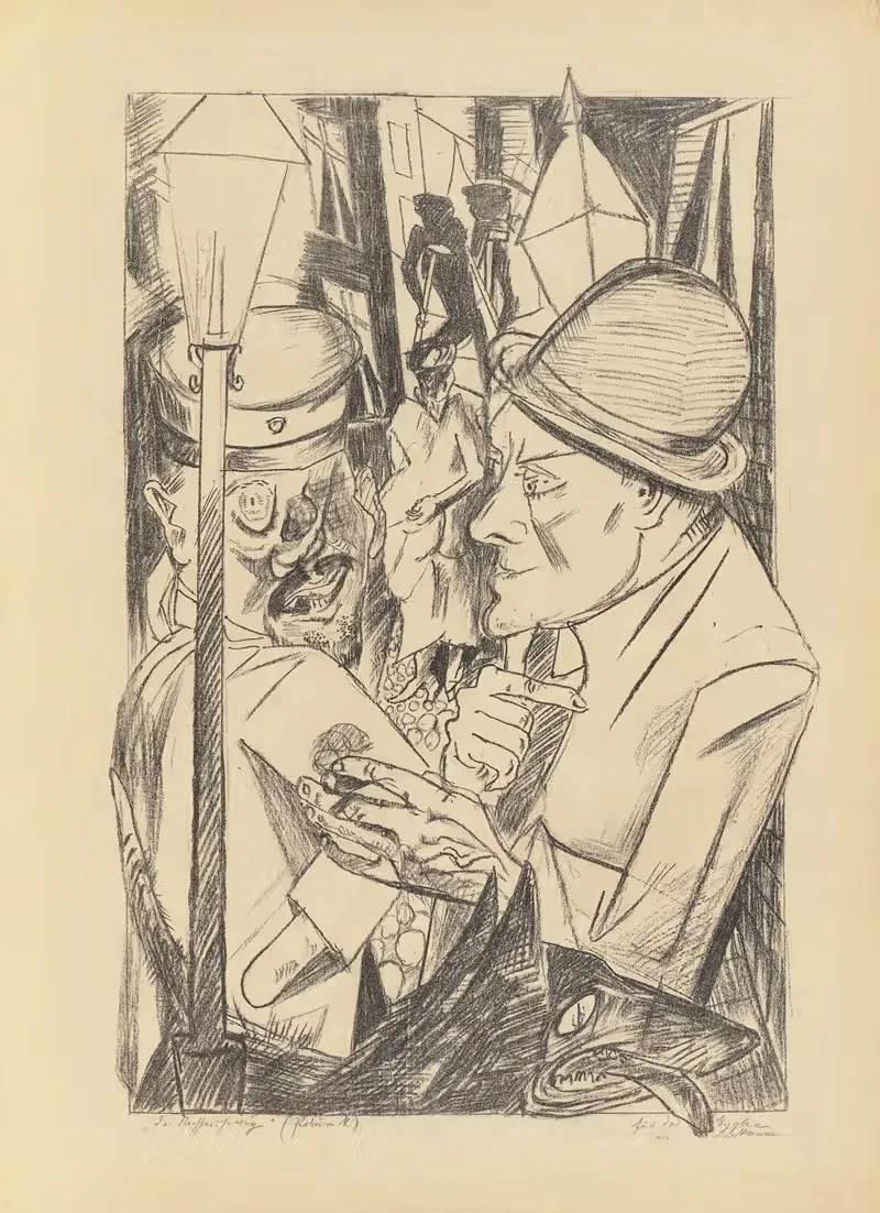 Путь домой by Макс Бекманн, 1919 — digital art print download