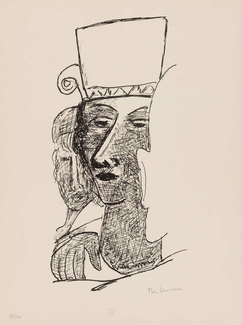 Танцующая пара by Макс Бекманн, 1946 — digital art print download