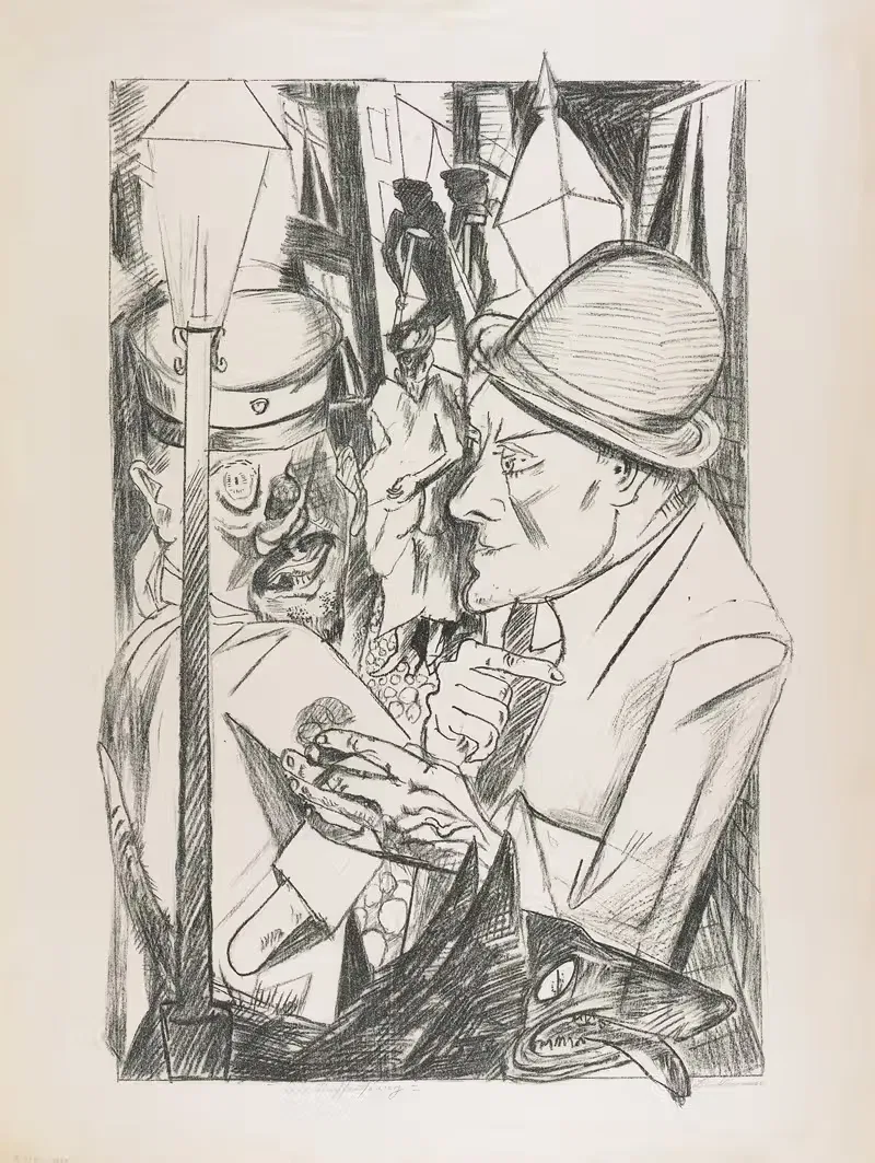 The Way Home (Der Nachhausweg) — Max Beckmann